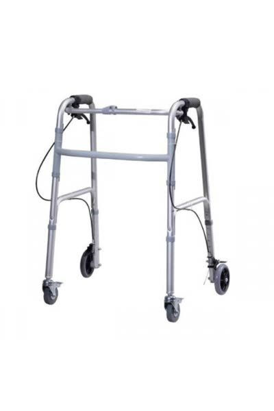 Frenli Yürüteç Tekerlekli Katlanır Walker A 1022