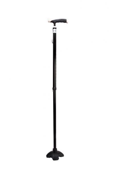 KİFİDİS AGST011 Kifidis Ayarlanabilir Dörtlü Denge Bastonu Siyah / Black
