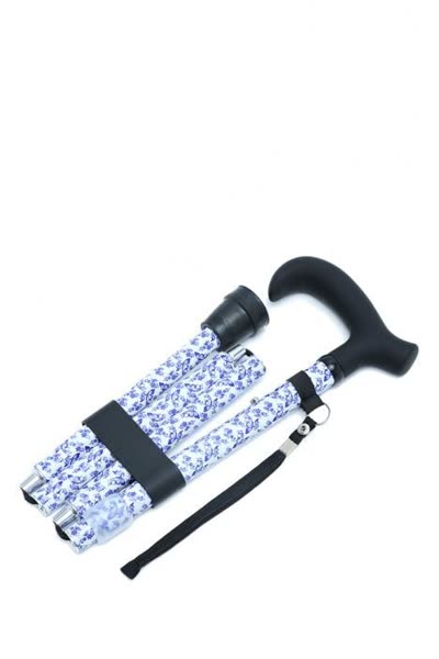 KİFİDİS GB845 Kifidis Desenli Katlanır Baston Mavi Desenli